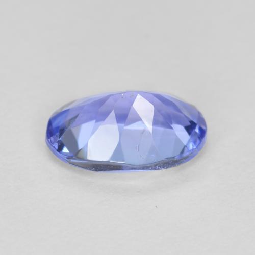 0.62캐럿 천연 블루 탄자나이트, 타원형 컷, 6.4×4.5 mm, VS