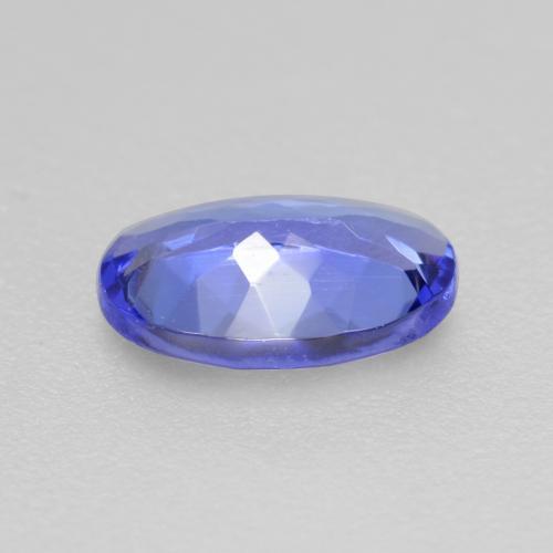 0.41캐럿 천연 딥 바이올렛 블루 탄자나이트, 타원형 컷, 6×4 mm, VS-SI
