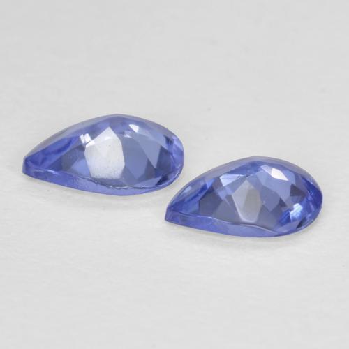 0.49캐럿 천연 미디엄 네이비 블루 탄자나이트 보석, 배 모양, 5.1×4 mm, VVS-VS