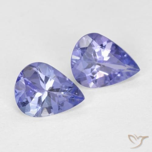 0.57캐럿 천연 미디엄 네이비 블루 탄자나이트 보석, 배 모양, VVS-VS