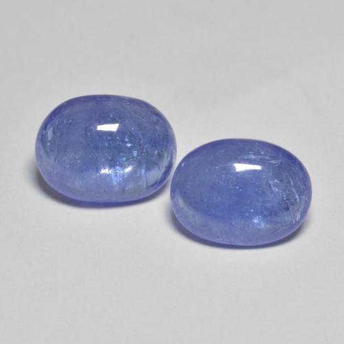 3.99캐럿 천연 딥 블루 탄자나이트 보석, 타원형 컷, 9×6.8 mm, 투명한