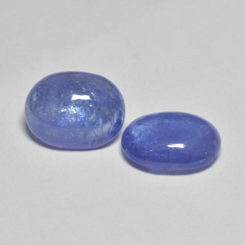 3.99캐럿 천연 딥 블루 탄자나이트 보석, 타원형 컷, 9×6.8 mm, 투명한