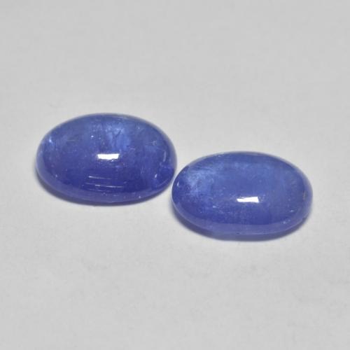 3.99캐럿 천연 딥 블루 탄자나이트 보석, 타원형 컷, 9×6.8 mm, 투명한