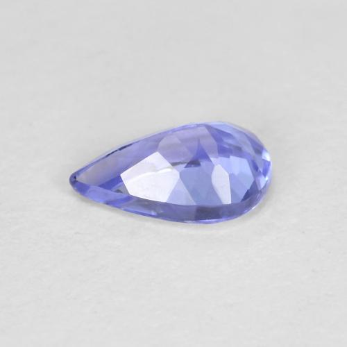 0.42캐럿 천연 블루 탄자나이트, 배 모양, 6.1×4 mm, VVS-VS