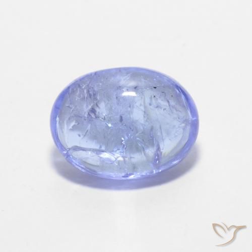 1.62ct 자연스러운 강청색 탄자나이트, 타원형, 투명한