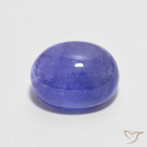 3.08ct 자연스러운 바이올렛 블루 탄자나이트, 타원형, 투명한