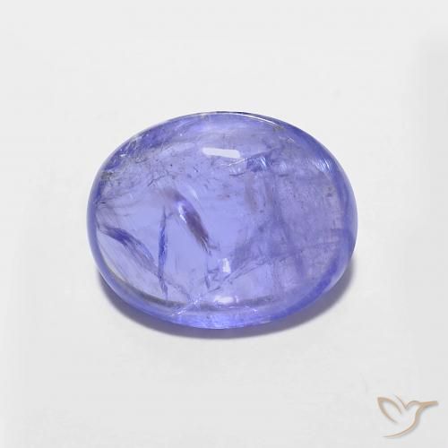 3.01ct 자연스러운 강렬한 바이올렛 블루 탄자나이트, 타원형, 투명한