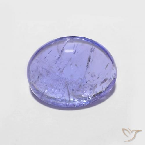 2.99ct 자연스러운 강렬한 바이올렛 블루 탄자나이트, 타원형, 투명한