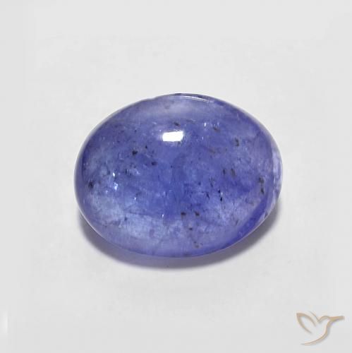 2.46ct 자연스러운 강렬한 바이올렛 블루 탄자나이트, 타원형, 투명한