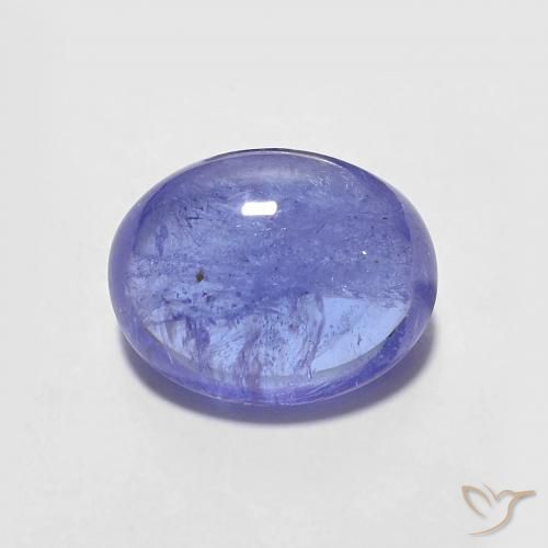 2.78ct 자연스러운 강렬한 바이올렛 블루 탄자나이트, 타원형, 투명한