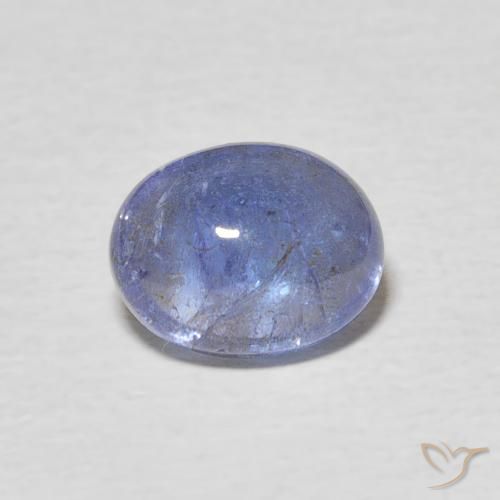 2.66ct 자연스러운 하늘색 탄자나이트, 타원형, 투명한