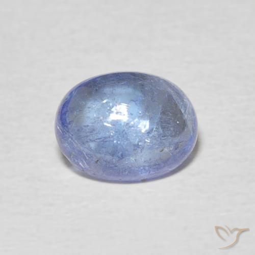 1.63ct 자연스러운 라이트 네이비 블루 탄자나이트, 타원형, 투명한