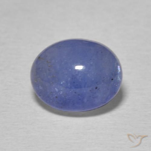 2.55ct 자연스러운 딥 퍼플 블루 탄자나이트, 타원형, 투명한