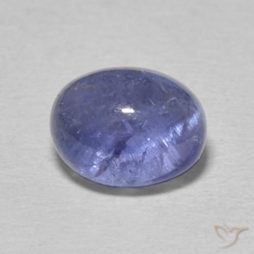 2.99ct 자연스러운 강렬한 바이올렛 블루 탄자나이트, 타원형, 투명한