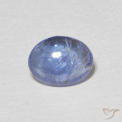 1.22ct 자연스러운 하늘색 탄자나이트, 타원형, 투명한