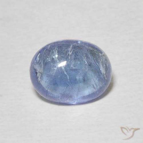 1.65ct 자연스러운 라이트 바이올렛 블루 탄자나이트, 타원형, 투명한