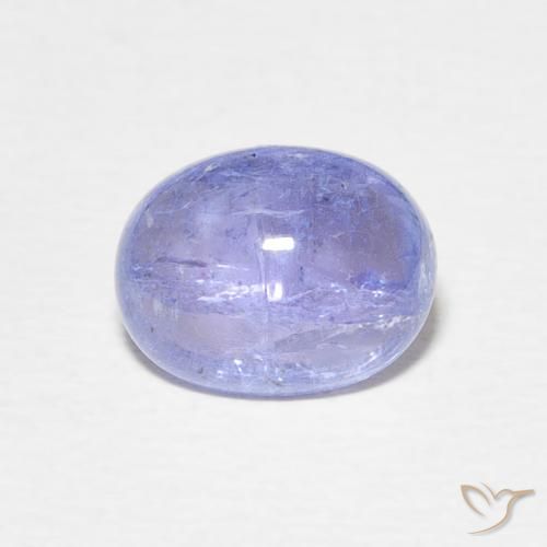 2.46ct 자연스러운 강렬한 바이올렛 블루 탄자나이트, 타원형, 투명한