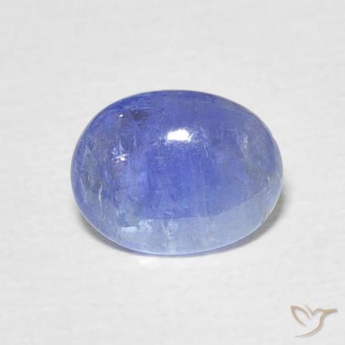 1.69ct 자연스러운 인텐스 블루 탄자나이트, 타원형, 투명한