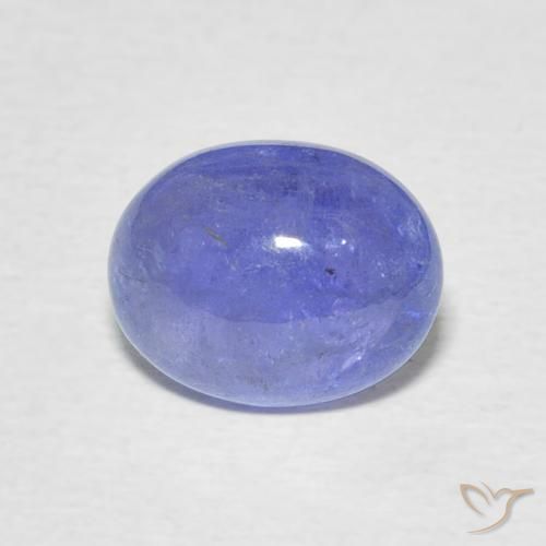 2.60ct 자연스러운 강렬한 바이올렛 블루 탄자나이트, 타원형, 투명한