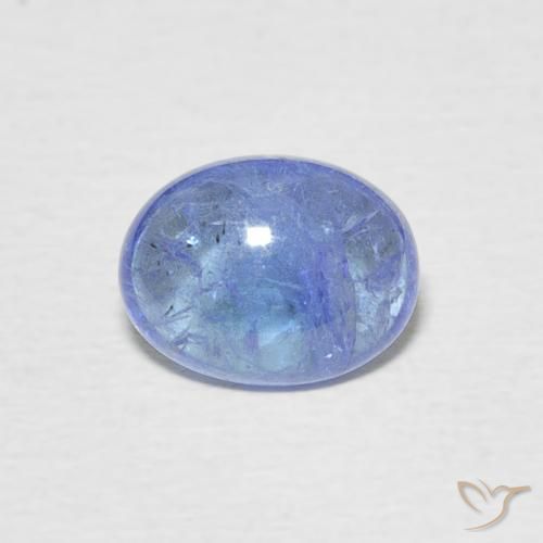 1.46ct 자연스러운 라이트 바이올렛 블루 탄자나이트, 타원형, 투명한