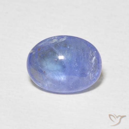 1.88ct 자연스러운 하늘색 탄자나이트, 타원형, 투명한