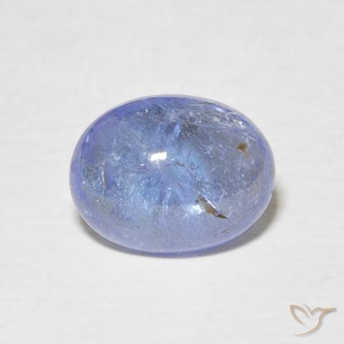 2.93ct 자연스러운 하늘색 탄자나이트, 타원형, 투명한