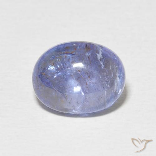 3.80ct 자연스러운 하늘색 탄자나이트, 타원형, 투명한