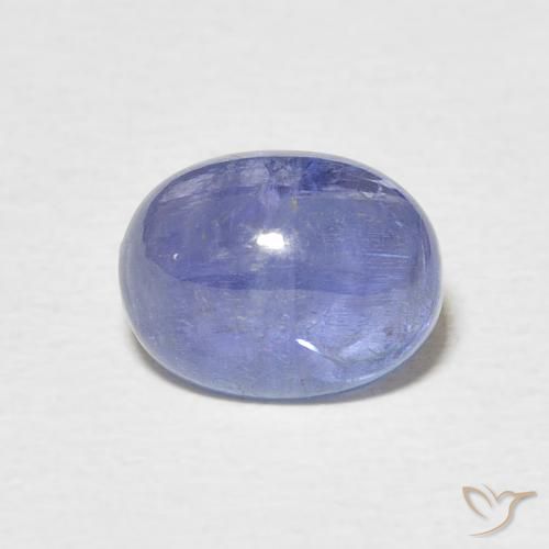 3.87ct 자연스러운 진한 파랑 탄자나이트, 타원형, 투명한