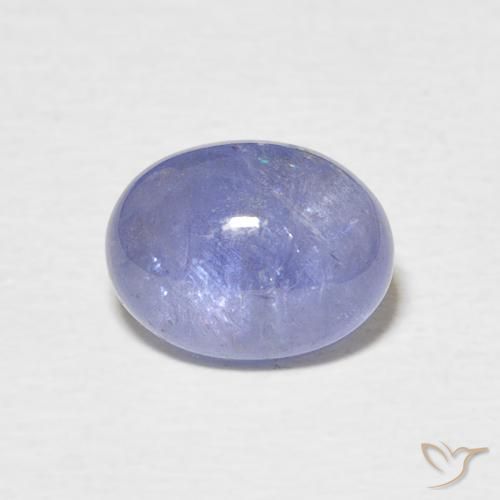 2.36ct 자연스러운 일렉트릭 퍼플 블루 탄자나이트, 타원형, 투명한