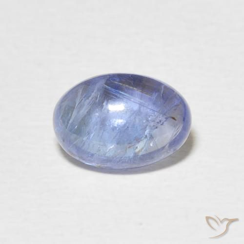 1.88ct 자연스러운 베이비 블루 탄자나이트, 타원형, 투명한