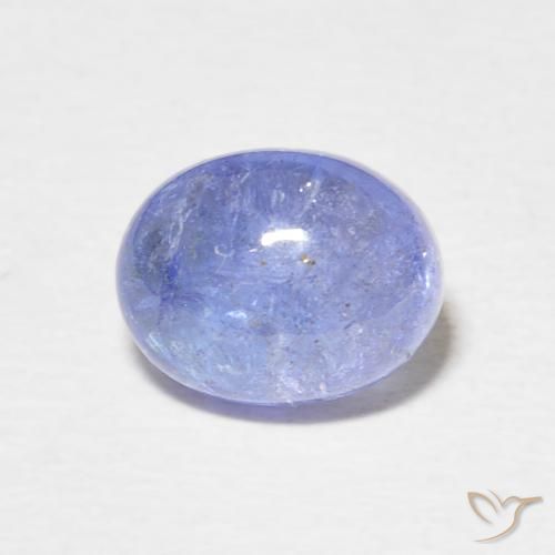 3.07ct 자연스러운 바이올렛 블루 탄자나이트, 타원형, 투명한