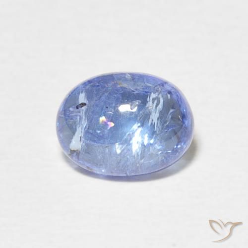 1.90ct 자연스러운 하늘색 탄자나이트, 타원형, 투명한