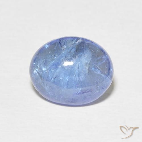 3.40ct 자연스러운 하늘색 탄자나이트, 타원형, 투명한