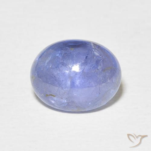 3.69ct 자연스러운 바이올렛 블루 탄자나이트, 타원형, 투명한