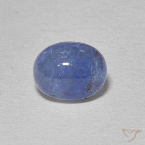 2.86ct 자연스러운 강렬한 바이올렛 블루 탄자나이트, 타원형, 투명한
