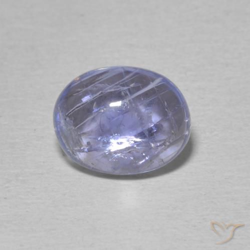 3.25ct 자연스러운 인텐스 블루 탄자나이트, 타원형, 투명한