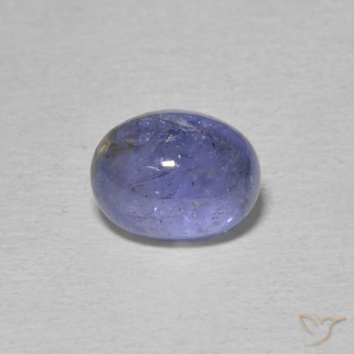 2.55ct 자연스러운 강렬한 바이올렛 블루 탄자나이트, 타원형, 투명한