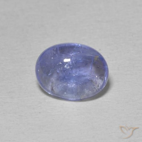 2.52ct 자연스러운 강렬한 바이올렛 블루 탄자나이트, 타원형, 투명한
