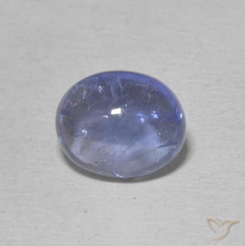 3.73ct 자연스러운 강렬한 바이올렛 블루 탄자나이트, 타원형, 투명한