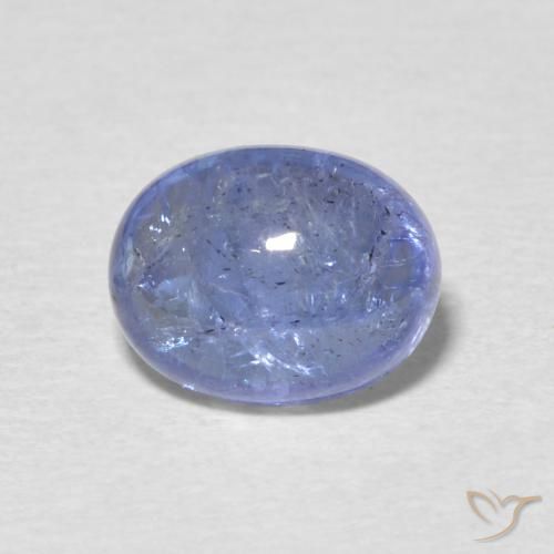 2.37ct 자연스러운 하늘색 탄자나이트, 타원형, 투명한