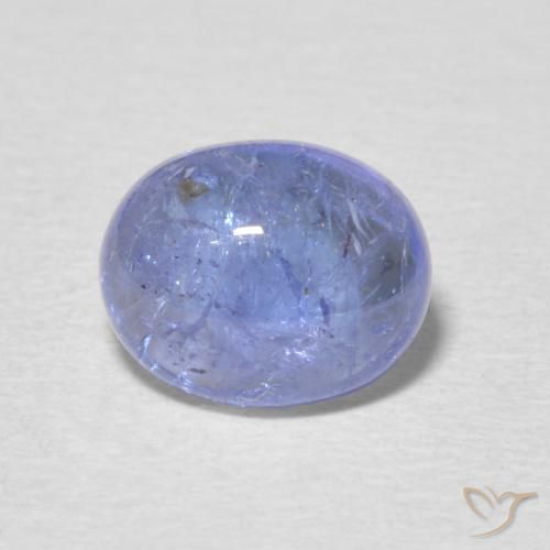 2.46ct 자연스러운 베이비 블루 탄자나이트, 타원형, 투명한