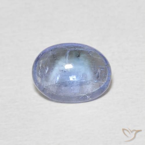 1.52ct 자연스러운 하늘색 탄자나이트, 타원형, 투명한