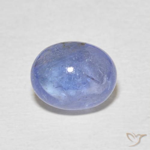2.45ct 자연스러운 하늘색 탄자나이트, 타원형, 투명한