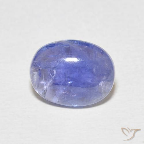 2.88ct 자연스러운 강렬한 바이올렛 블루 탄자나이트, 타원형, 투명한