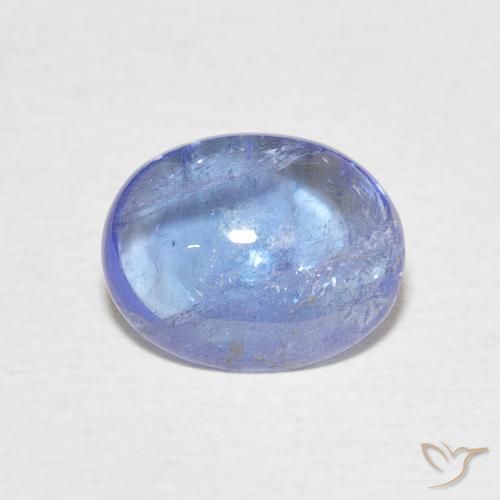 2.87ct 자연스러운 라이트 바이올렛 블루 탄자나이트, 타원형, 투명한