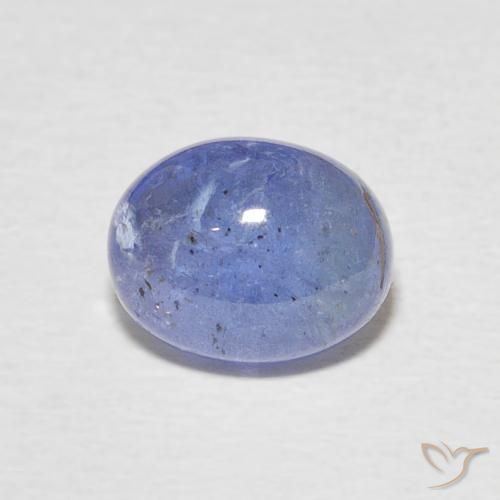 3.21ct 자연스러운 강렬한 바이올렛 블루 탄자나이트, 타원형, 투명한