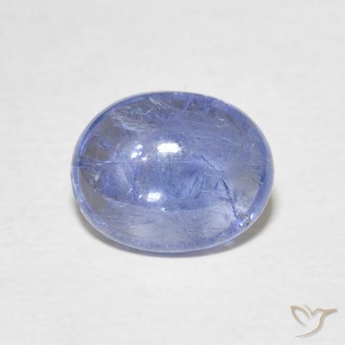 2.72ct 자연스러운 하늘색 탄자나이트, 타원형, 투명한
