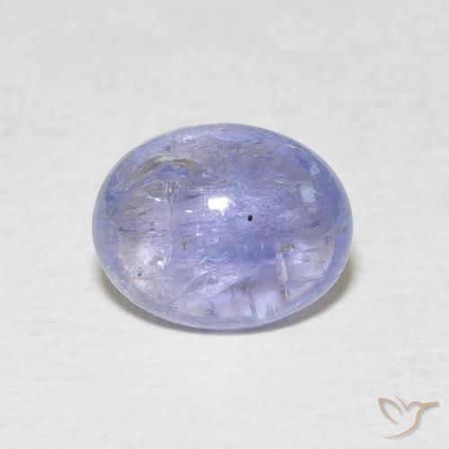 2.63ct 자연스러운 강렬한 바이올렛 블루 탄자나이트, 타원형, 투명한