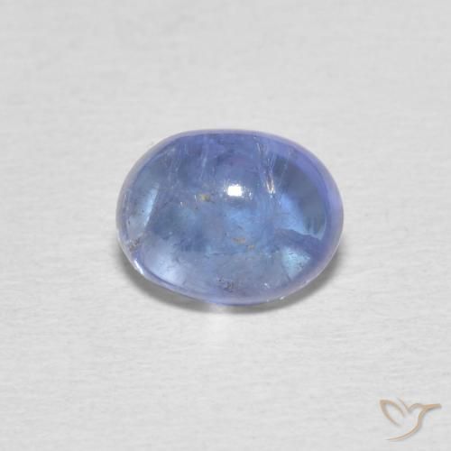 1.80ct 자연스러운 하늘색 탄자나이트, 타원형, 투명한