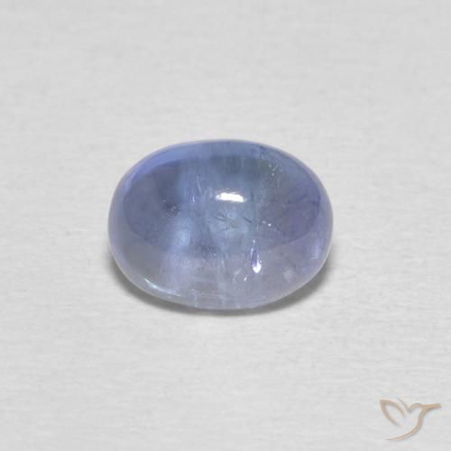 1.76ct 자연스러운 라이트 바이올렛 블루 탄자나이트, 타원형, 투명한
